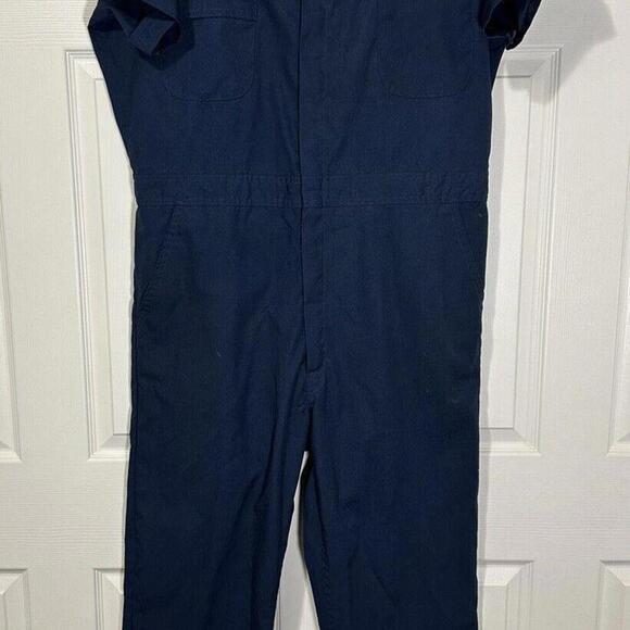 Vintage Short Sleeve Jumpsuit Coveralls Men’s XL Wear Guard - Picture 3 of 15